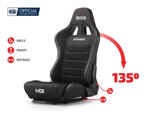 Scaun sport pentru simulator Next Level Racing ERS5 Elite Reclining Seat - Fabric & SimAero Mesh Edition - 6