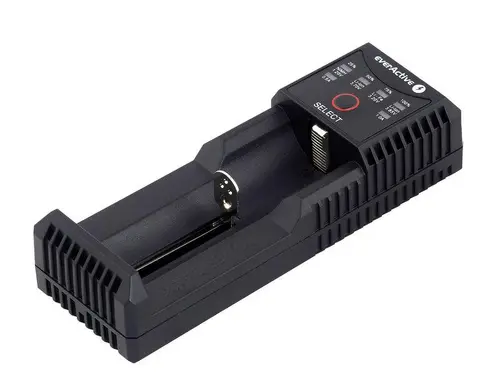 Încărcător pentru baterii LiIon/NiMh 3,7v/1.2v universal 1 slot USB Type C UC-100C EverActive - 1