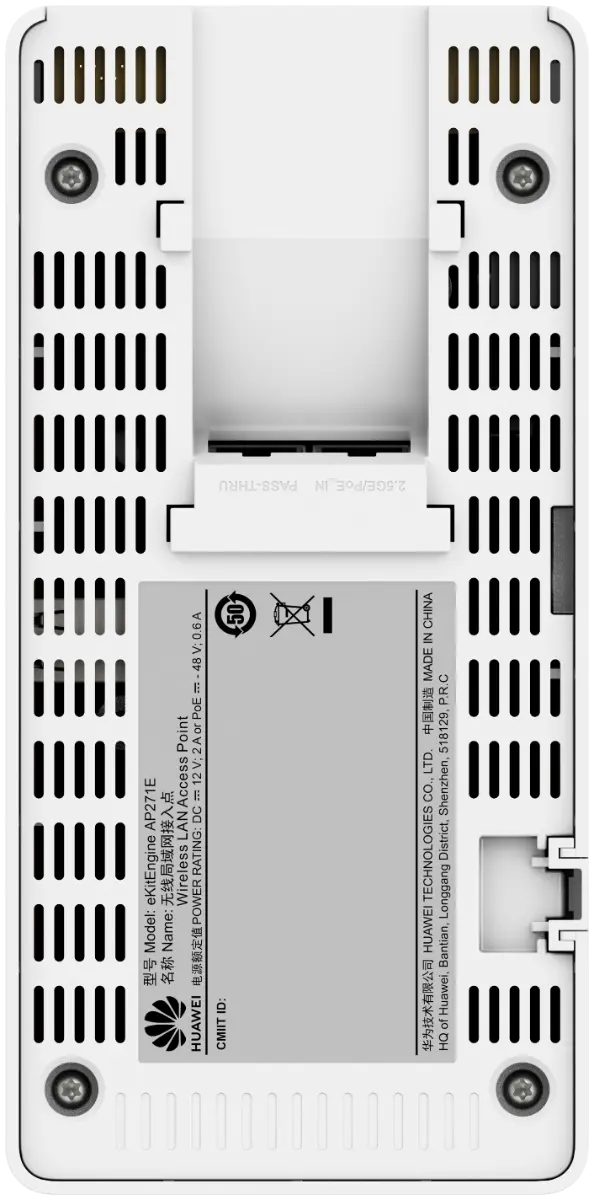 Точка за достъп Huawei AP271, BE3600, WiFi7, 1x2.5G POE, 4x1G, USB, стена - image 3