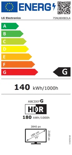 Televizor, LG 75NU800B3LA, 75" NANO 4K UHD, 3840x2160, DVB-T2/C/S2, AI Alpha 7, HDR 10, webOS 26, ThinQ AI, VRR, ALLM, HGiG, WiFi, Clear Voice - 10