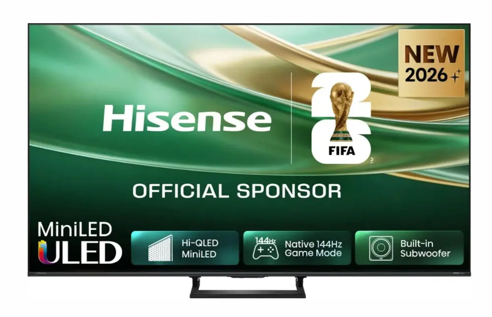 Τηλεόραση, Hisense 75" E8S, 4K Ultra HD 3840x2160, ULED, Quantum Dot,144 Hz, HDR 10+, HLG, Dolby Vision, DTS Virtual X, Smart TV, Light Sensor, WiFi