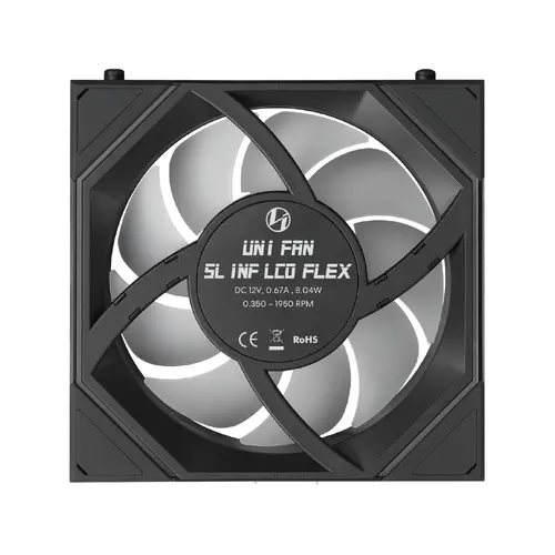 Lian Li ventilator Fan 120mm - SL-INF LCD FLEX - Negru - 5