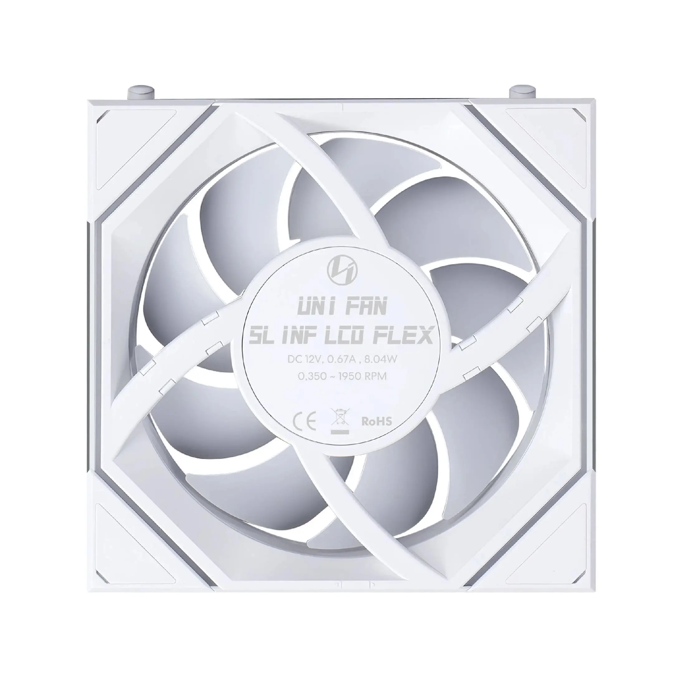 Lian Li ventilator Fan 120mm - SL-INF LCD FLEX - Alb, Reverse - image 5