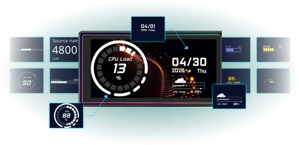 Lian Li водно охлаждане HydroShift II OLED Curved 360 UNI FAN P28 - Black - image 10
