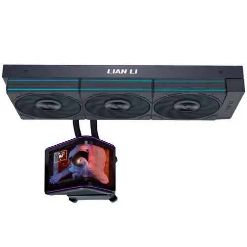 Lian Li водно охлаждане HydroShift II OLED Curved 360 UNI FAN P28 - Black - 2