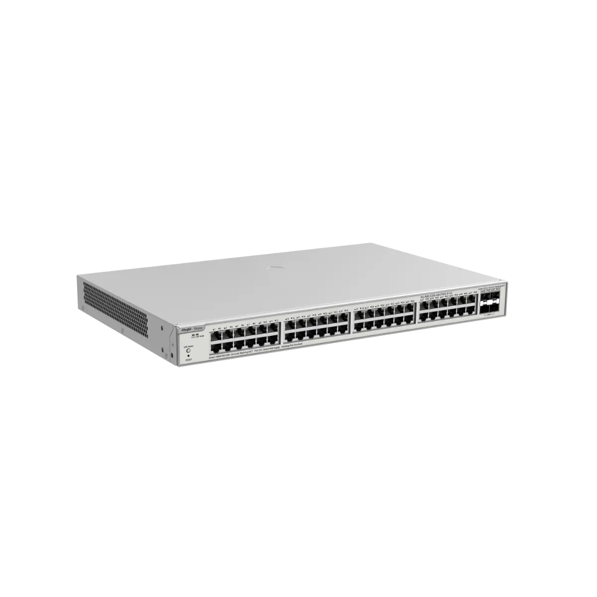 Комутатор Ruijie RG-NBS3200-48GT4XS-P-V2, 48xGbЕ, POE+, 370 W, 4xSFP+, L2 - image 1