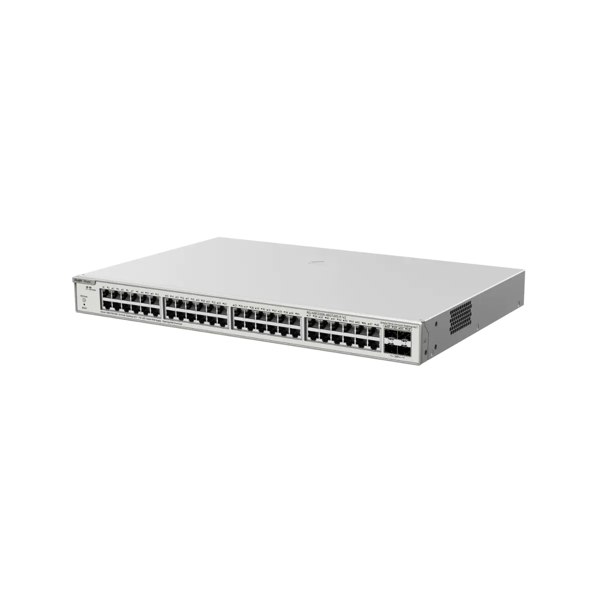 Комутатор Ruijie RG-NBS3200-48GT4XS-P-V2, 48xGbЕ, POE+, 370 W, 4xSFP+, L2 - image 2