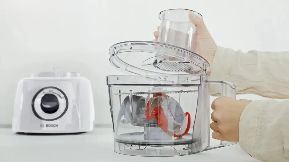 Robot de bucătărie, Bosch MCM3230W, Compact food processor MultiTalent 3; Alb; 800 W, Setări comutator: 2 trepte; Capacitate bol: 2.30 l, Blender - image 4