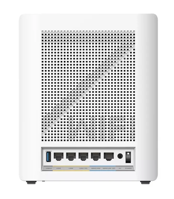 Меш система, Asus Mesh WiFi system, ZenWiFi BQ16 1PK, BE25000, Quad-Band, up to 380m2, Quad-Core 2.6GHz CPU, 256MB/2GB Flash/RAM, 10G dual-port, Smart Home Master SSIDs, AiProtection Pro, Adaptive QoS, VPN server/client, IPTV, OFDMA, Beamforming, AiMesh, 4G&5G, White - image 3