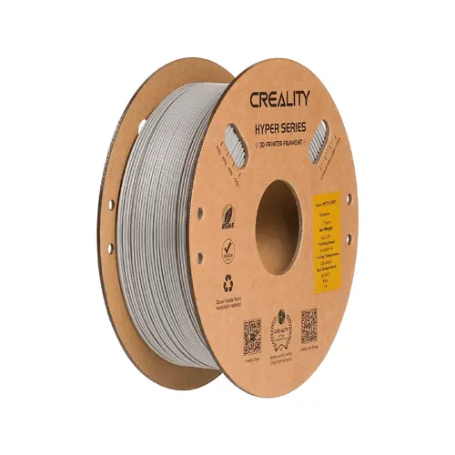 Консуматив за 3D принтер Creality Hyper PETG Grey 1.75mm, 1 кг - 1