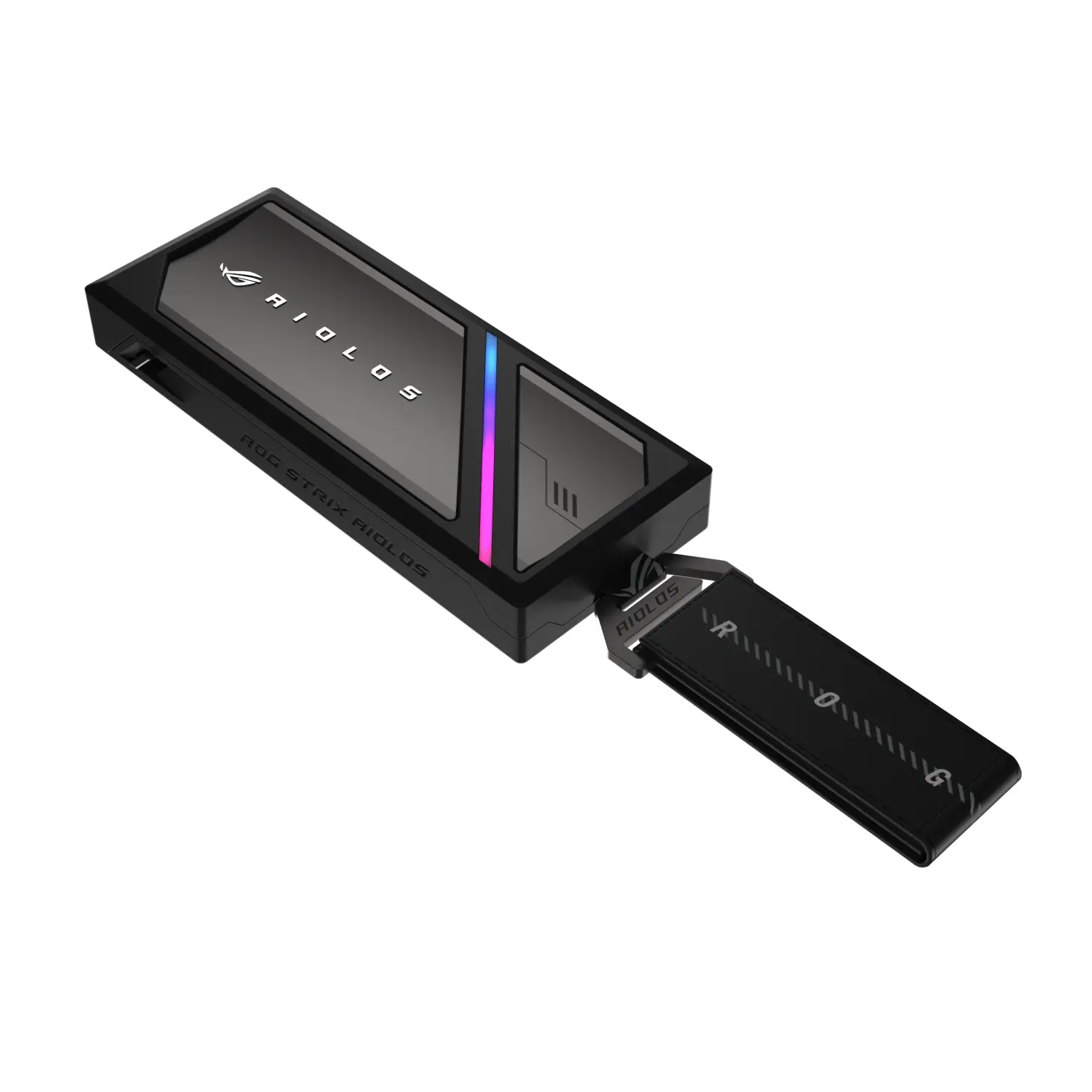 Carcasă SSD ASUS ROG Strix Aiolos 2x2 SSD M.2 NVMe - USB-C 3.2 Gen2