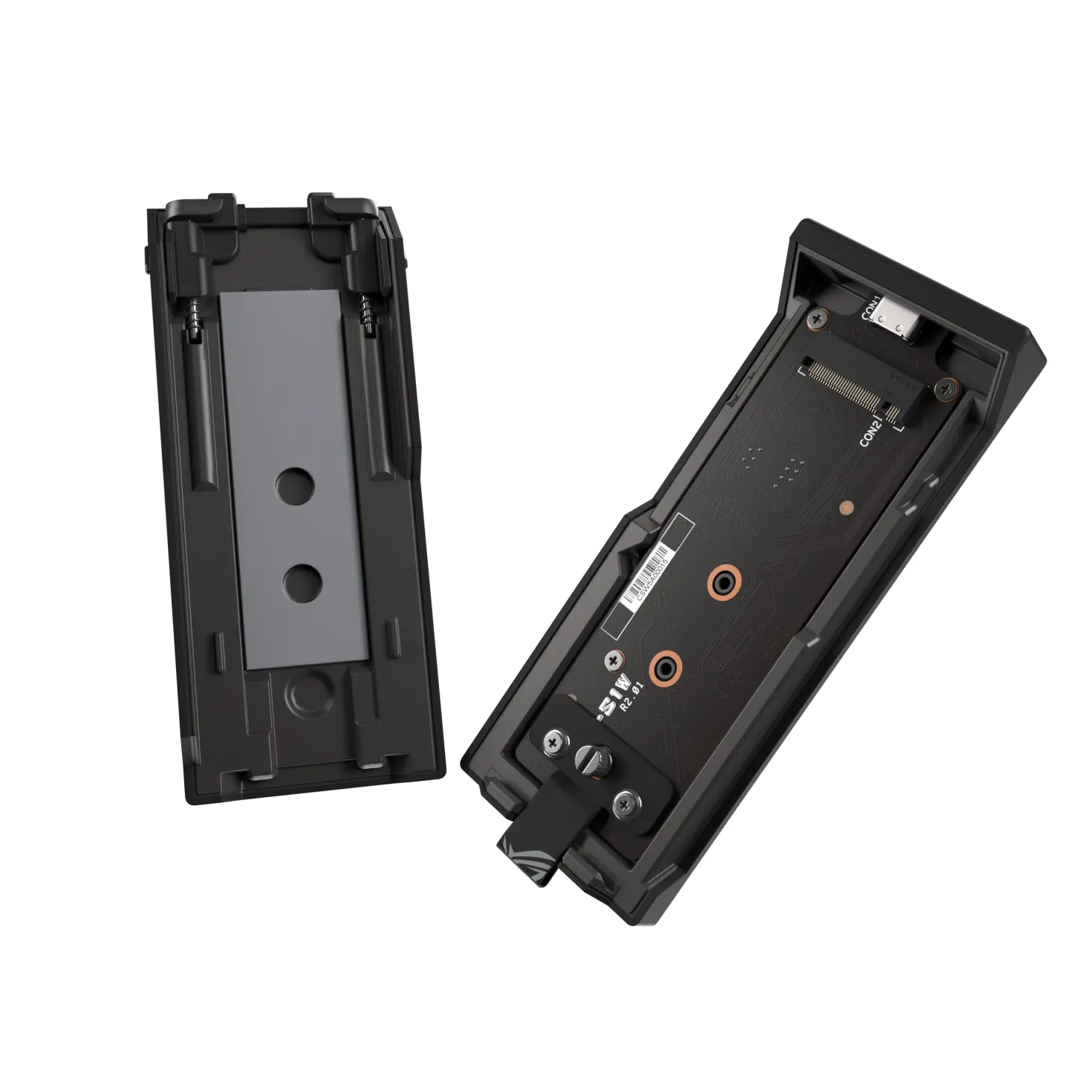 Carcasă SSD ASUS ROG Strix Aiolos 2x2 SSD M.2 NVMe - USB-C 3.2 Gen2 - image 11