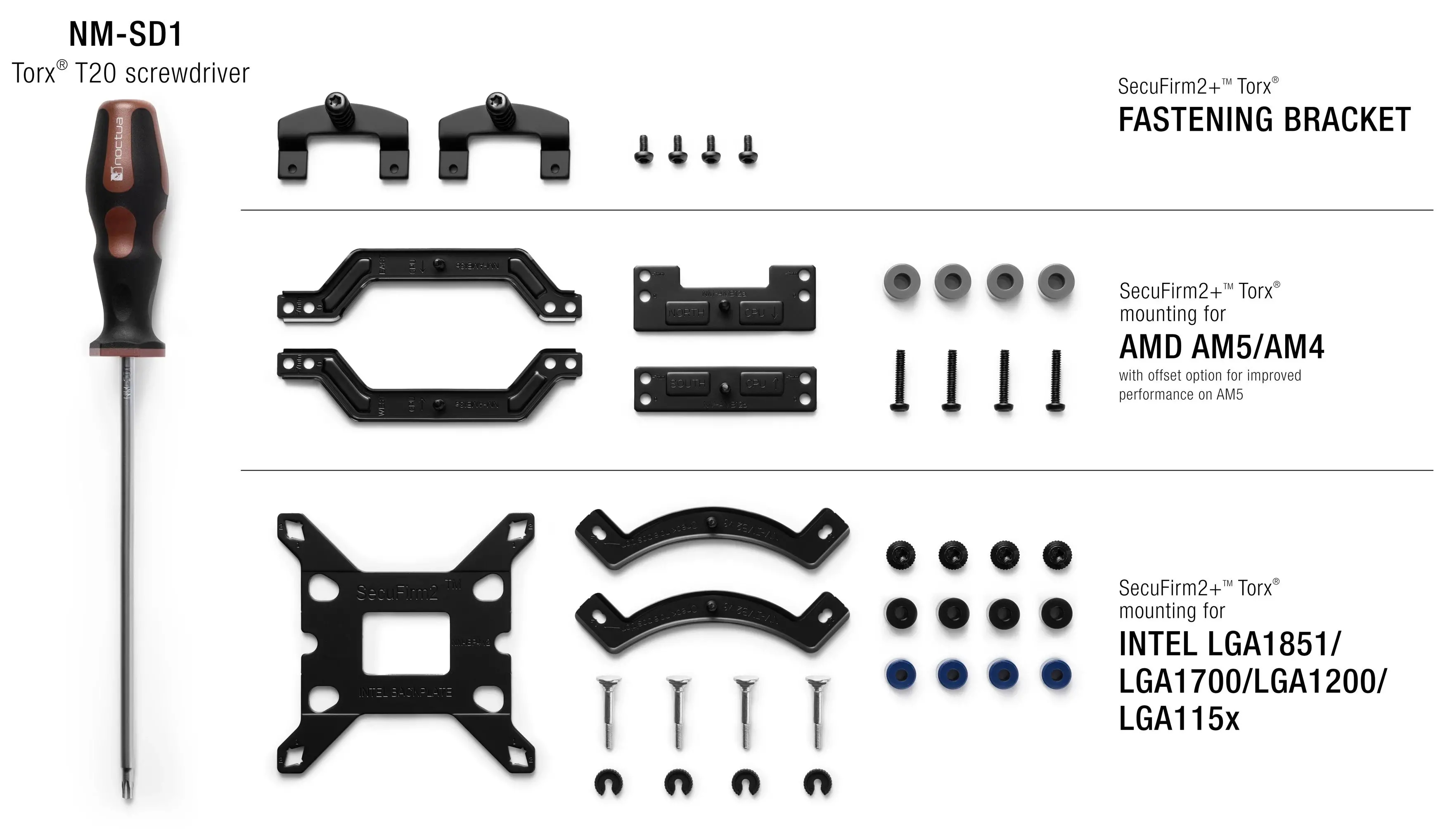 Noctua Mounting KIT - NM-M1-MP83 chromax.black - image 1