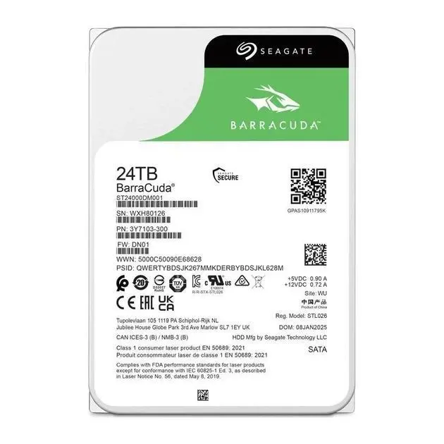 Твърд диск, 24T SG ST24000DM001