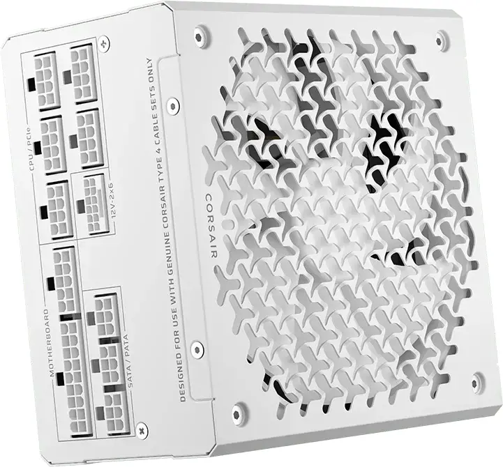 Захранващ блок Corsair RM1200e White 1200W 80+ Gold ATX 3.1, Fully Modular