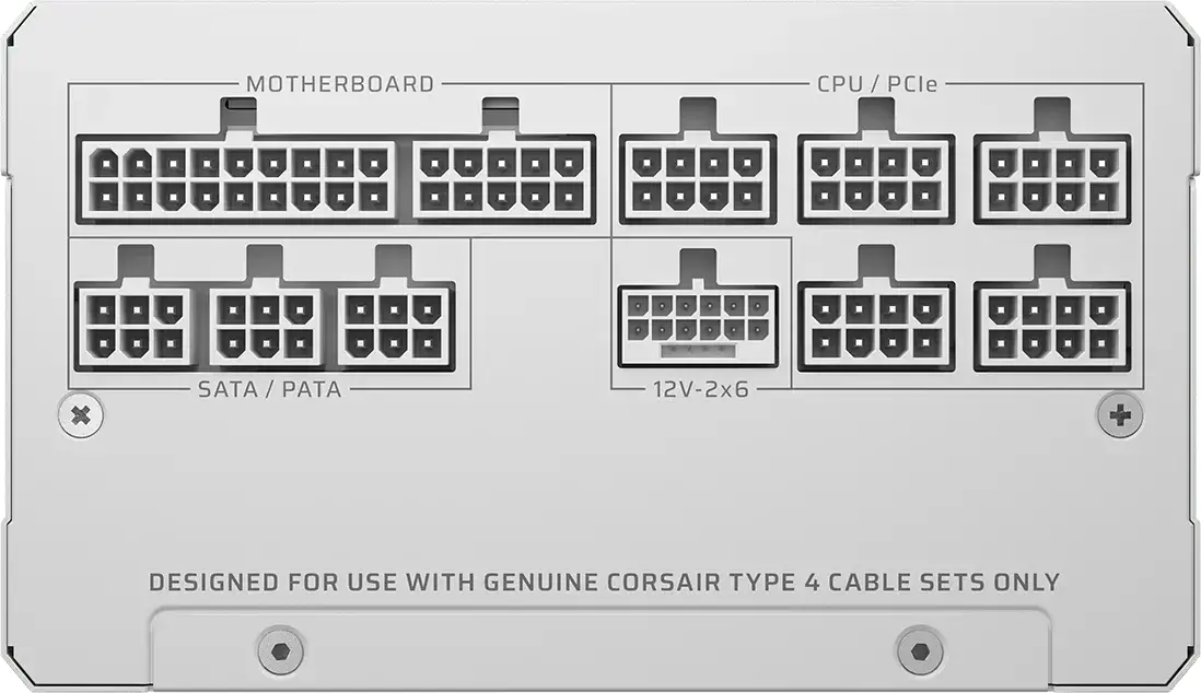 Sursă de alimentare Corsair RM1200e White 1200W 80+ Gold ATX 3.1, Fully Modular - image 3