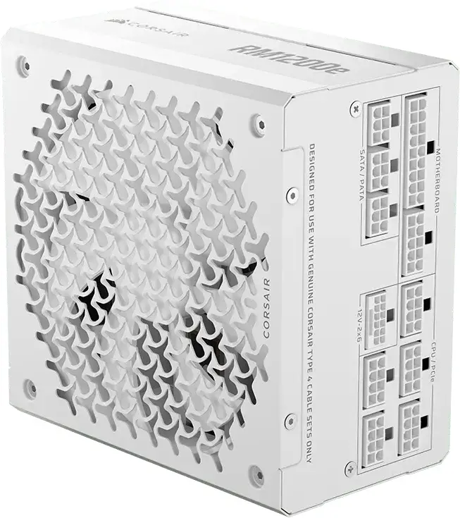 Захранващ блок Corsair RM1200e White 1200W 80+ Gold ATX 3.1, Fully Modular - image 9