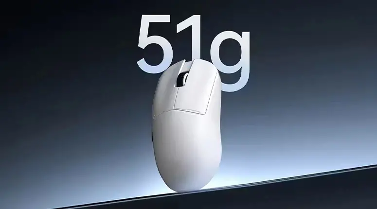 Aula професионална геймърска мишка Wireless Gaming Mouse V3 - 1K, White - image 7