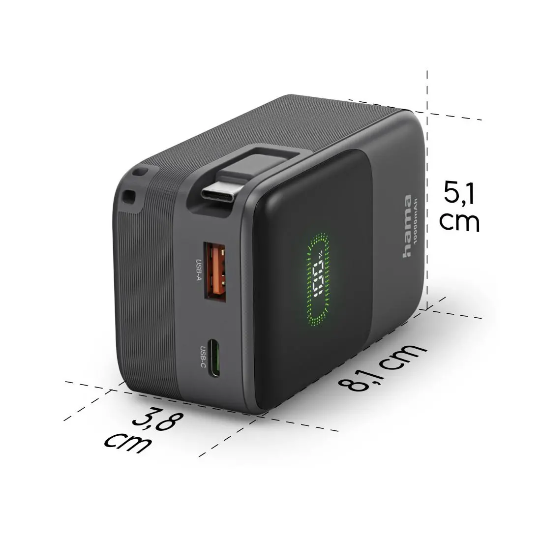 HAMA Външна батерия "Roll Up", 10000 mAh, 20W - image 10