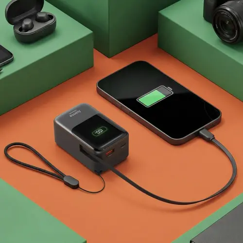HAMA Външна батерия "Roll Up", 10000 mAh, 20W - 5