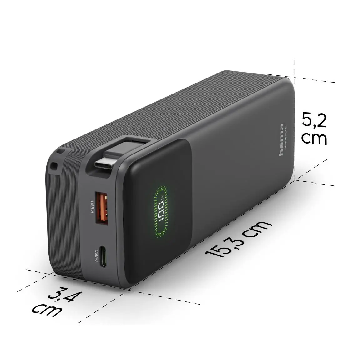 HAMA Външна батерия „Roll Up“, 20000 mAh, 45 W - image 10