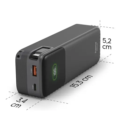 HAMA Външна батерия „Roll Up“, 20000 mAh, 45 W - 11