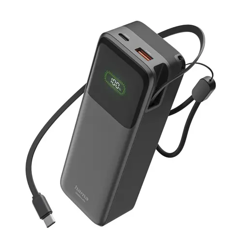 HAMA Външна батерия „Roll Up“, 20000 mAh, 45 W - 1