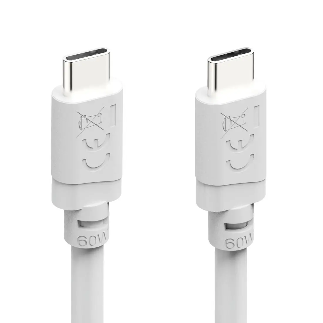 HAMA Cablu de încărcare USB-C - USB-C, 60 W, 1 m, alb - image 9