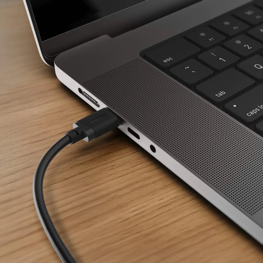 HAMA Cablu USB-C - USB-A tată, 1 m, 480Mbit/ 3A, negru - image 3