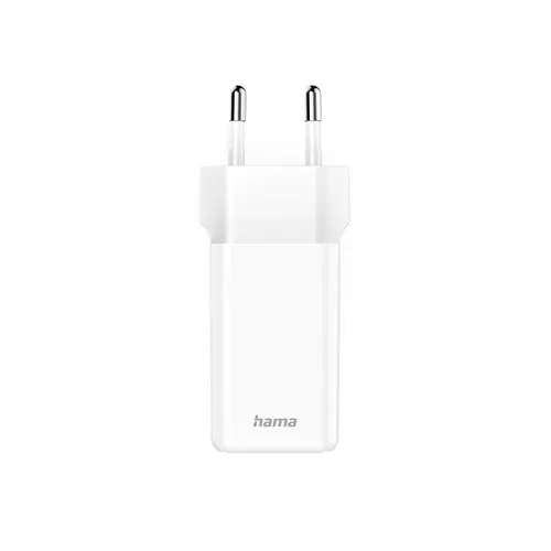 HAMA Бързо зарядно устройство, 40–60 W, GaN, USB-C, PD, Dynamic Fast Charger, бяло - 4