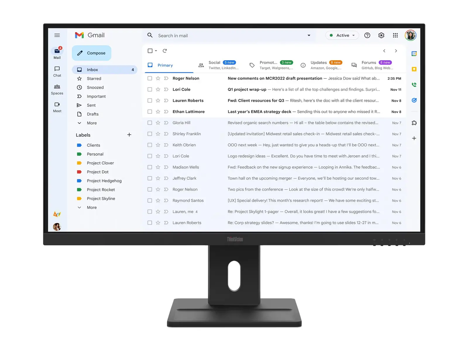 Монитор, 27 LENOVO E27-40 / 64BCMAR4EU