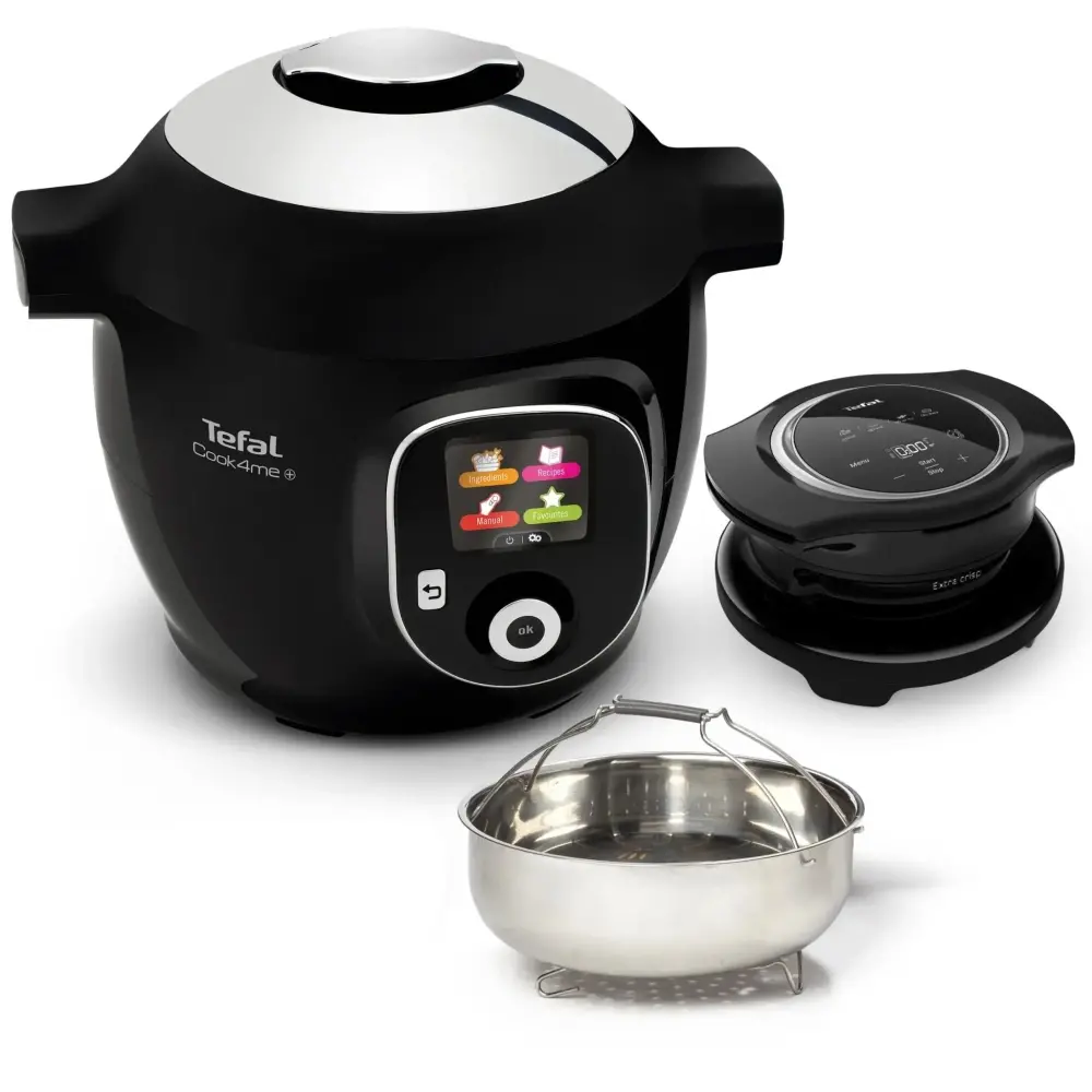 Мултикукър, Tefal CY85X8F2  Epc Cook4Me+ Blk 150R + Xtra Cr - image 1