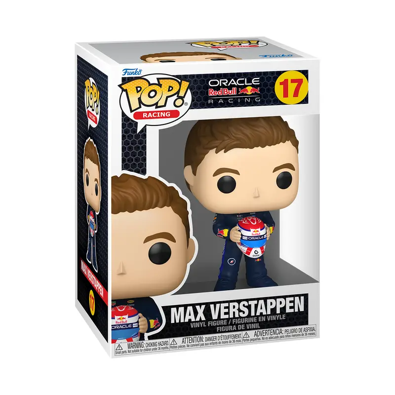 Фигурка Funko Pop! Racing: Oracle Red Bull - Max Verstappen (Holding Helmet) #17 Vinyl Figure - image 1