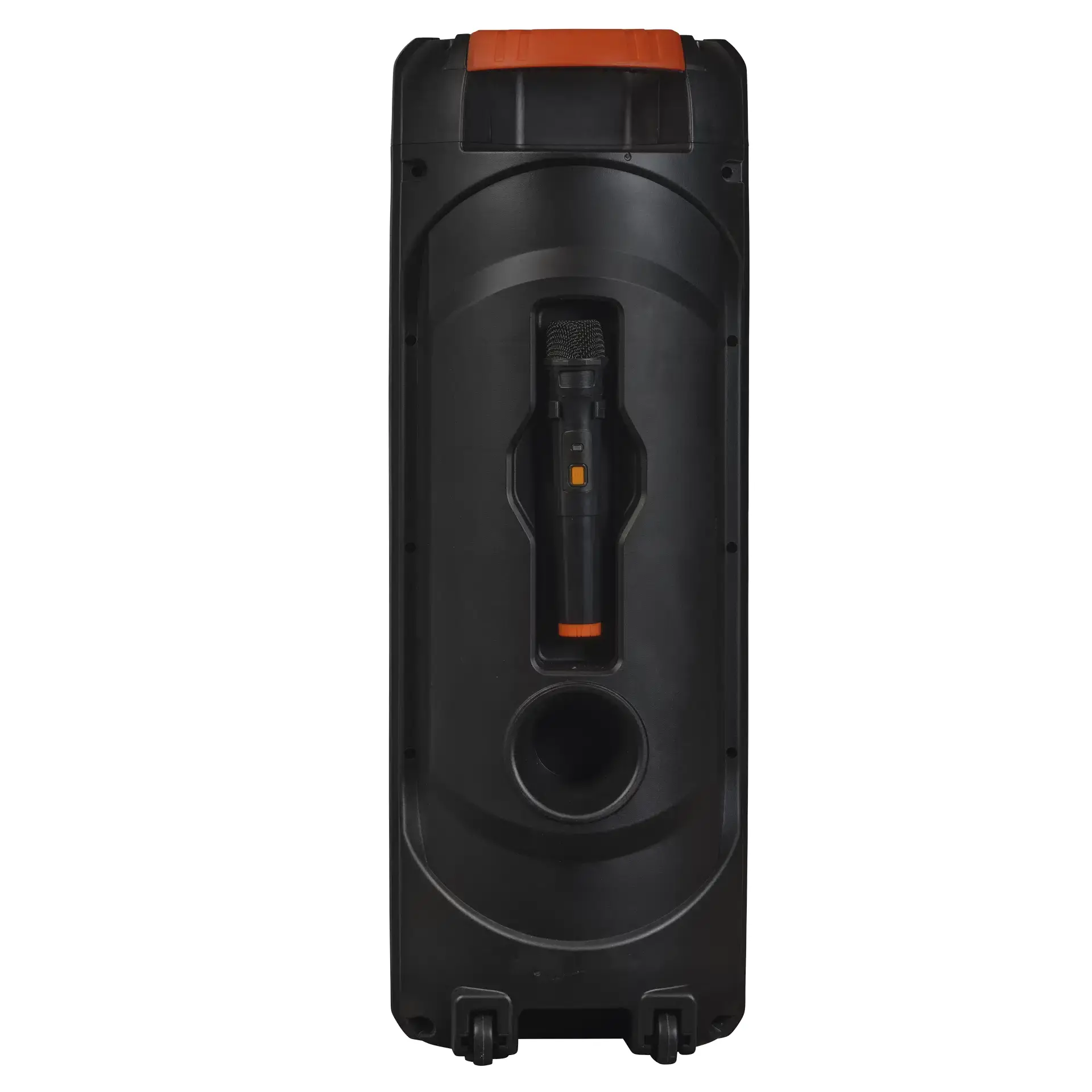 Boxă party karaoke Bluetooth Denver BPS-459 cu iluminare LED, microfon fără fir, 2*woofere 8” - image 4