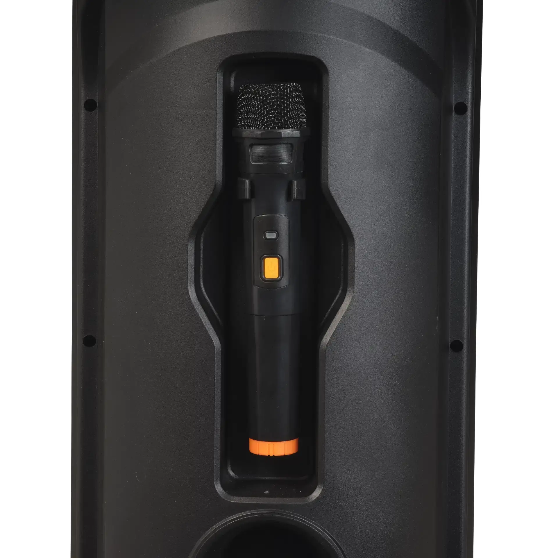 Boxă party karaoke Bluetooth Denver BPS-459 cu iluminare LED, microfon fără fir, 2*woofere 8” - image 6