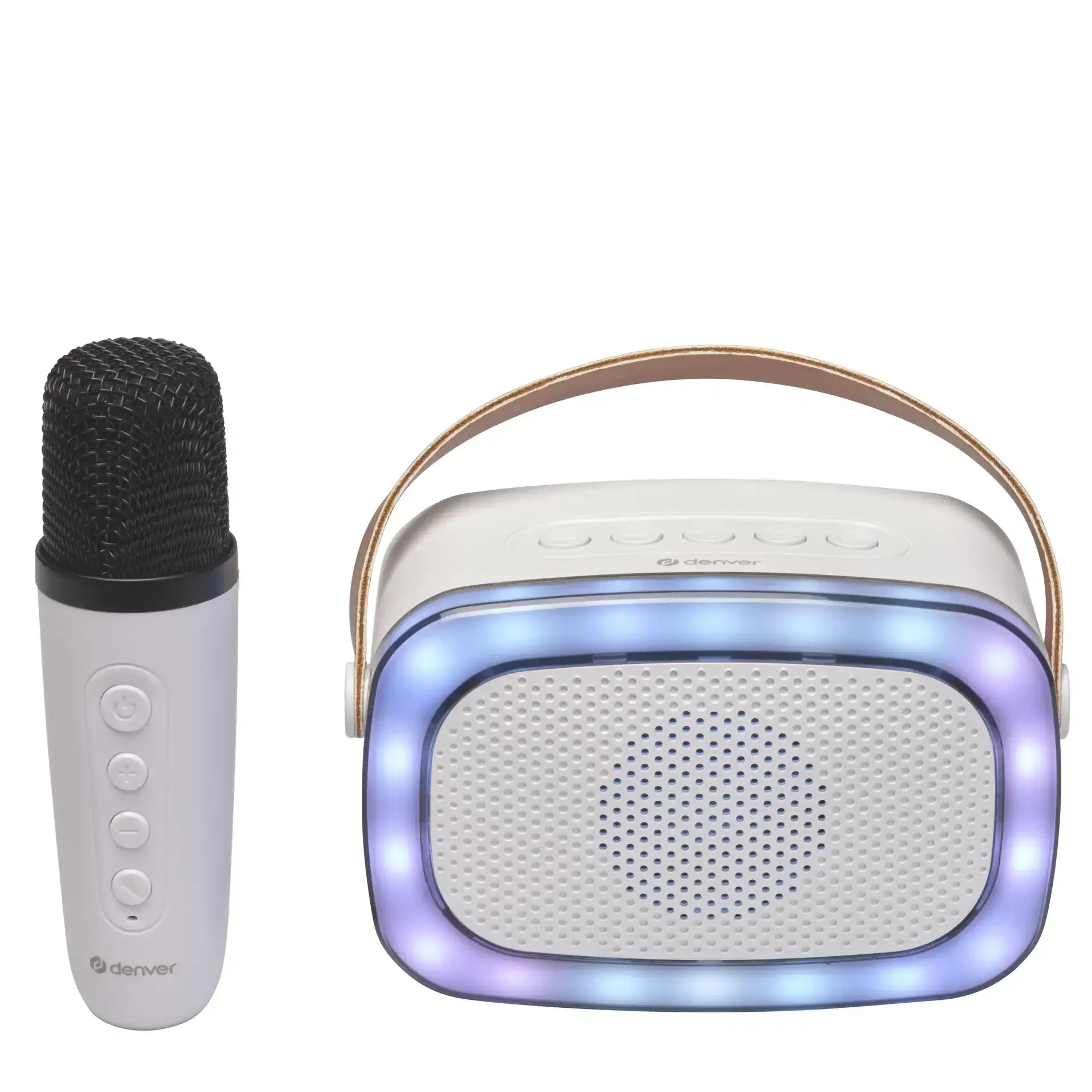 Φορητό ηχείο πάρτι Bluetooth Denver BTM-610 με μικρόφωνο και φωτισμό LED