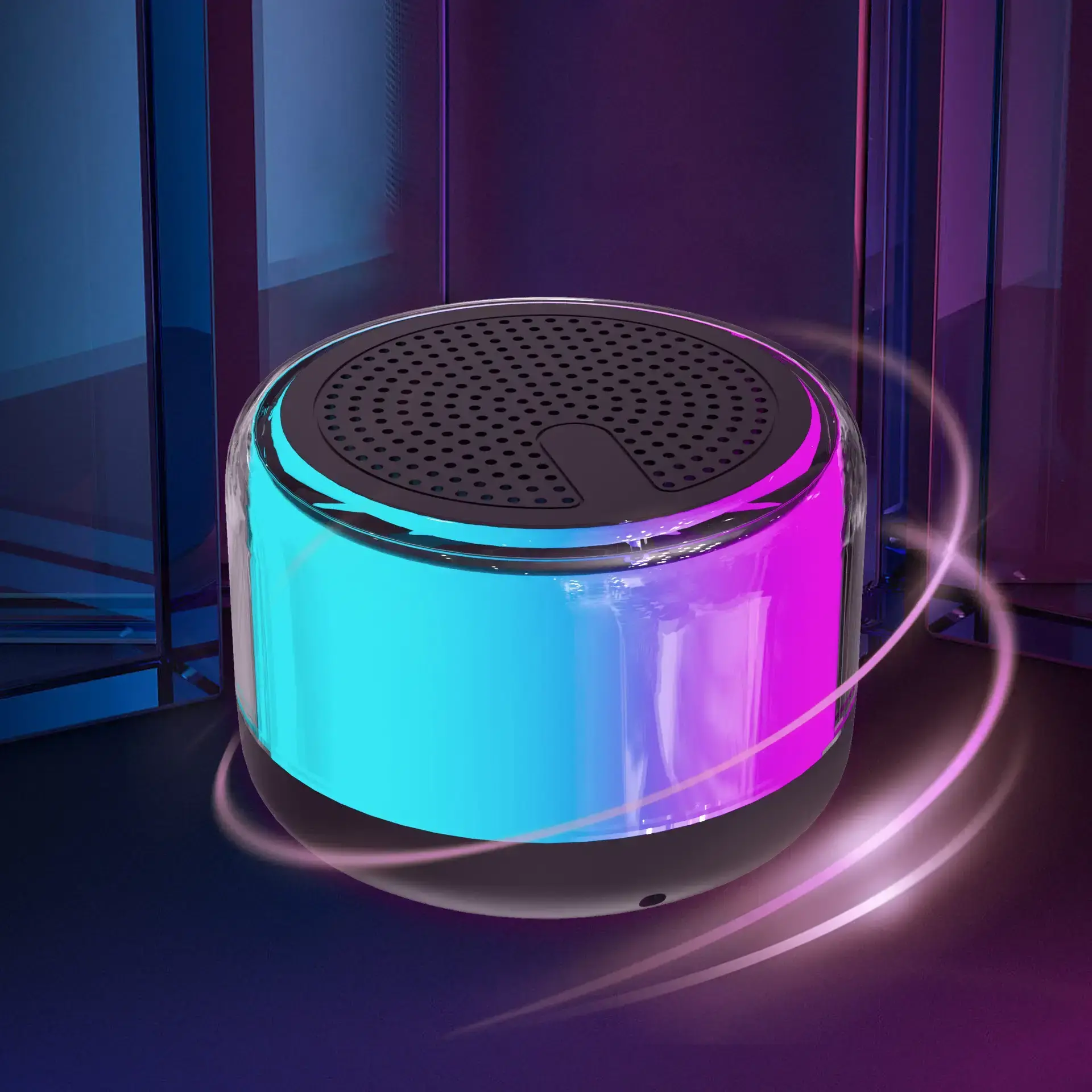 Блутут колонка Denver BTP-103, с RGB осветление и опция за TWS сдвояване - image 4