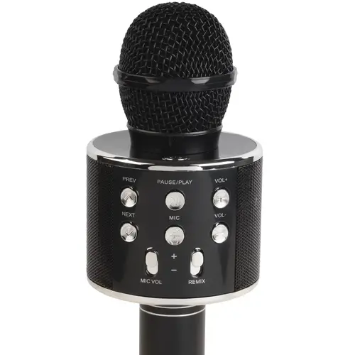 Microfon karaoke Bluetooth Denver KMS-20BMK2 BLACK cu difuzor integrat, redare de pe USB și MicroSD - 4