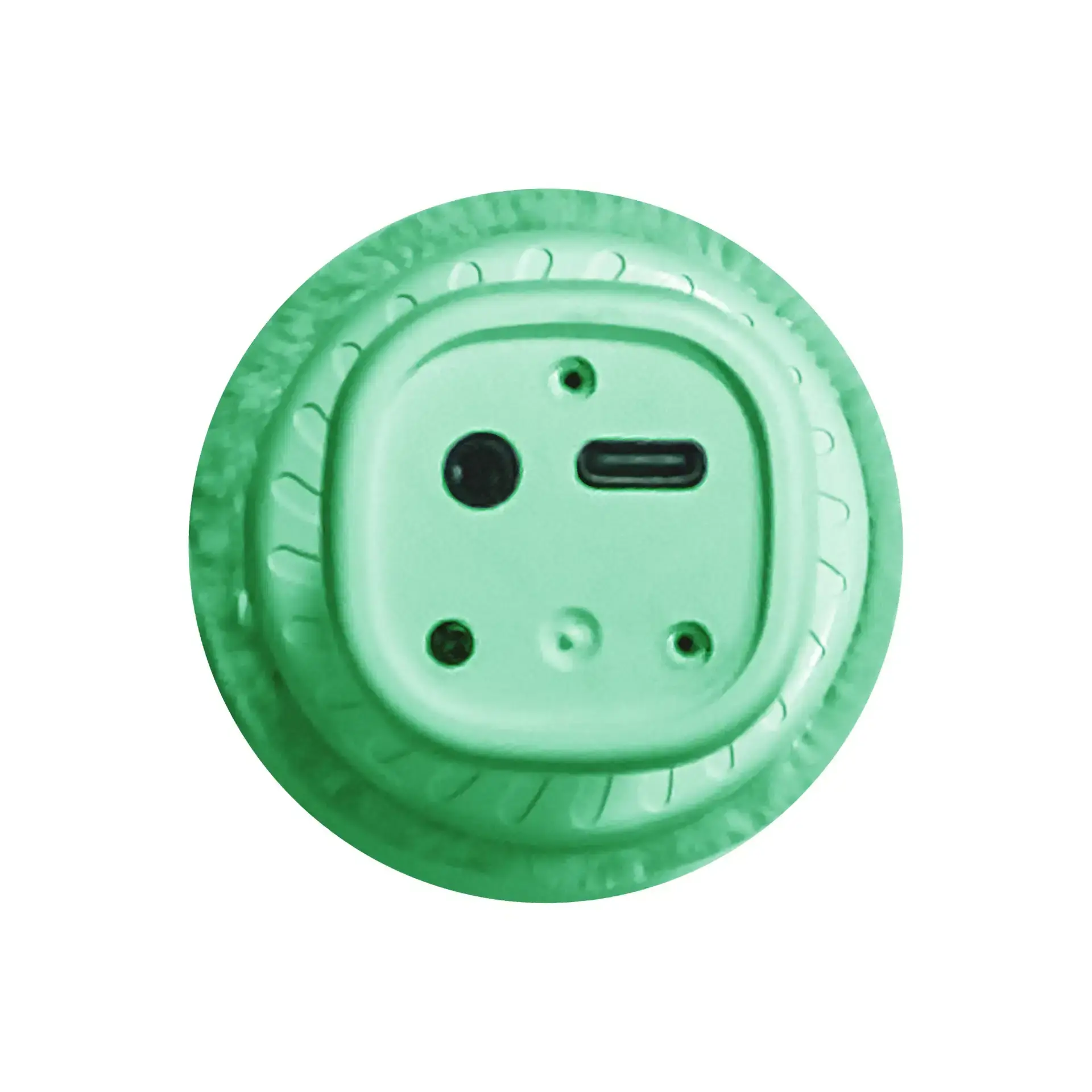 Microfon karaoke Bluetooth Denver KMS-30GN GREEN cu difuzor integrat și partea superioară pufoasă - image 5