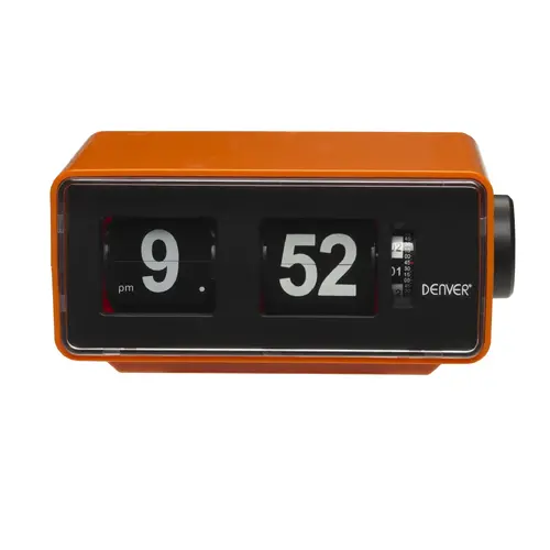 Radio cu ceas retro Denver CR-425 cu cifre rabatabile, cu tuner PLL FM și alarmă - 5