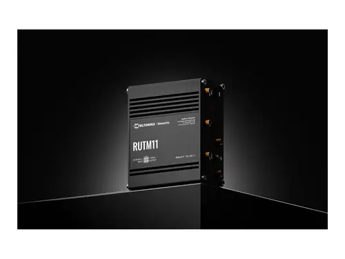TELTONIKA NETWORKS RUTM11 DUAL SIM 4G/LTE/GNSS 4x RJ45-Ports WiFi router - 3