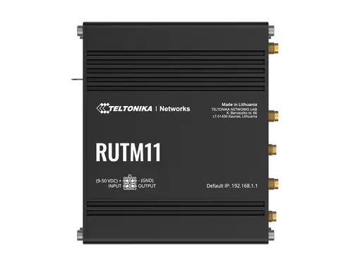 TELTONIKA NETWORKS RUTM11 DUAL SIM 4G/LTE/GNSS 4x RJ45-Ports WiFi router - 1