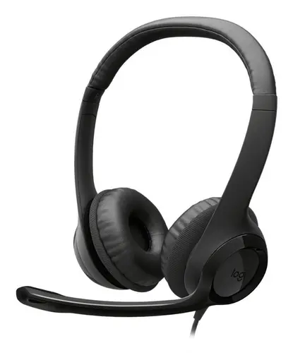 Слушалки Logitech Headset H390 / 981-001576 Black - PN 981-001576 - 2