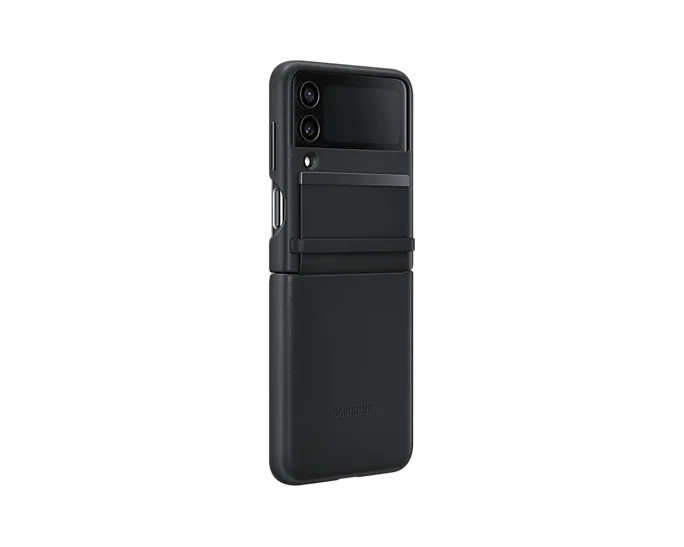 Калъф, Samsung Flip4 Flap Leather Cover Black - image 2