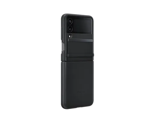 Калъф, Samsung Flip4 Flap Leather Cover Black - image 2