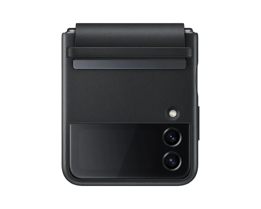 Калъф, Samsung Flip4 Flap Leather Cover Black - image 5