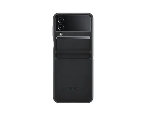 Калъф, Samsung Flip4 Flap Leather Cover Black