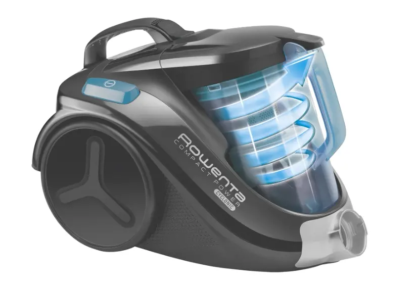 Ηλεκτρική σκούπα, Rowenta RO3731EA, Compact Power (μαύρο/μπλε) - 750W, ACAA, ακροφύσιο για επιπλώσεις - image 3
