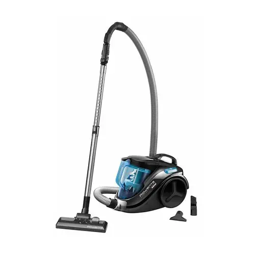 Aspirator, Rowenta RO3731EA, Compact Power (negru/albastru) - 750W, ACAA, duză pentru tapițerie
