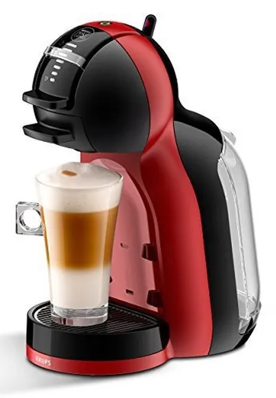 Кафемашина, Krups KP120H31, Dolce Gusto MINI ME, Espresso machine, 1500W, 0.8l, 15 bar, black & cherry red - image 2
